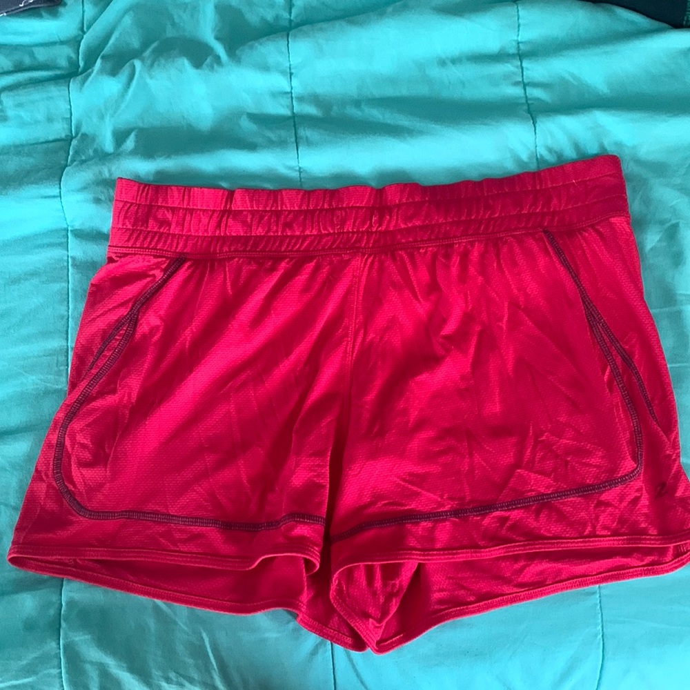 Red shorts